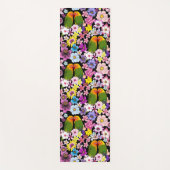 ラブバード熱帯花 ヨガマット (正面)