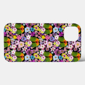 ラブバード熱帯花 Case-Mate iPhoneケース (裏面 (横))