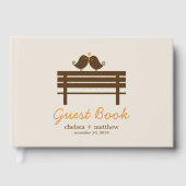 ラブバード秋の結婚式 ゲストブック (正面)
