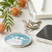 ラブバード結婚ズケーキキス キーホルダー (側面)