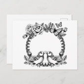 ラブバード結婚ズ インビテーションポストカード (正面/裏面)