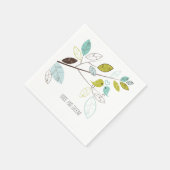 ラブバード結婚ズ スタンダードカクテルナプキン (角)