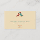 ラブバード結婚ズ プレイスカード (正面)