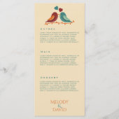 ラブバード結婚ズ メニュー (正面)