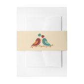 ラブバード結婚ズ 招待状ベリーバンド (正面例)