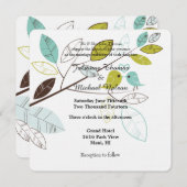 ラブバード結婚ズ 招待状 (正面/裏面)