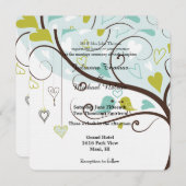 ラブバード結婚ズ 招待状 (正面/裏面)