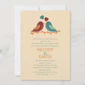 ラブバード結婚ズ 招待状 (正面)