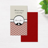 ラブバード結婚式の引き出物ギフトラベル (デスク)