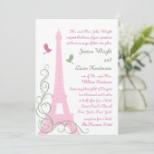 ラブバード結婚式招待状 招待状 (スタンド正面)