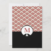 ラブバード結婚式招待状 招待状 (正面)