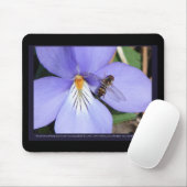 ラブバード自然-足スミレ マウスパッド (マウス)