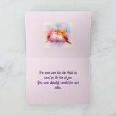 ラブバード記念日カード サンキューカード (内部)