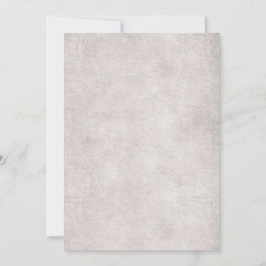 ラブバード&さくらんぼブロッサムヴィンテージ結婚フローラ 招待状 (裏面)