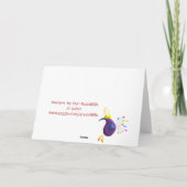 ラブバード カード (裏面)