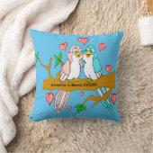 ラブバード クッション (ブランケット)