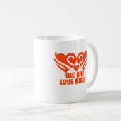 ラブバード コーヒーマグカップ (正面右)
