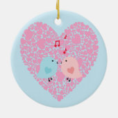 ラブバード セラミックオーナメント (裏面)
