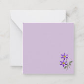 ラブバード ノートカード (裏面)