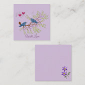 ラブバード ノートカード (正面/裏面)