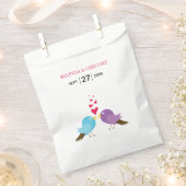 ラブバード&ハート結婚ズ フェイバーバッグ (クリップ留めされた状態)