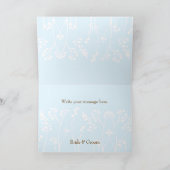 ラブバード（パウダーブルー）サンキュー サンキューカード (内部)