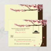 ラブバード フォーリングハーツ オークツリー RSVP (正面/裏面)