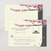 ラブバード フォーリング ハーツ RSVP (正面/裏面)