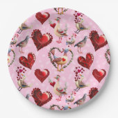 ラブバード ペーパープレート (正面)