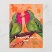 ラブバード  ポストカード (正面)