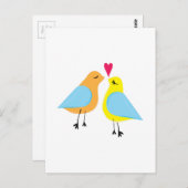 ラブバード ポストカード (正面/裏面)