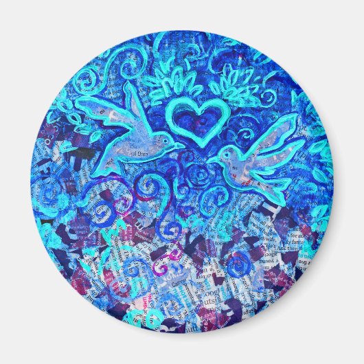 ラブバード マグネット (正面)