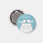 ラブバード マグネット (正面/裏面)