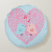 ラブバード ラウンドクッション (裏面)