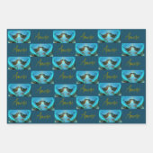 ラブバード – ラッピング紙 ラッピングペーパーシート (正面)