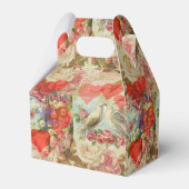 ラブバード ヴィンテージ アンティーク ハート フェイバーボックス (裏面サイド)