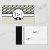 ラブバード 受付 席札 プレイスカード (正面/裏面)