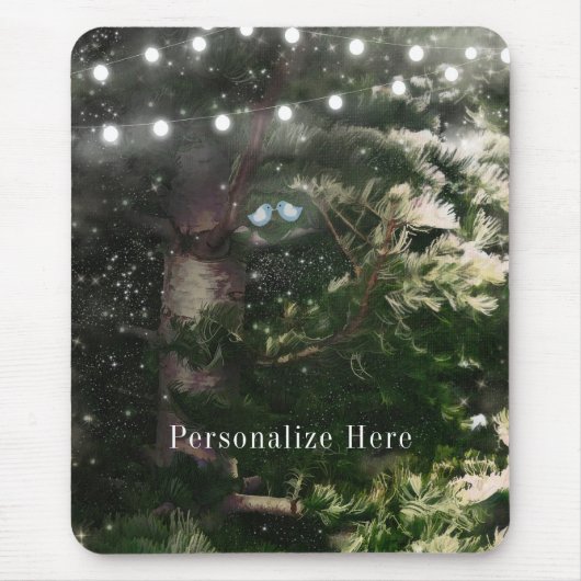 ラブバード+松素朴夜 マウスパッド (正面)