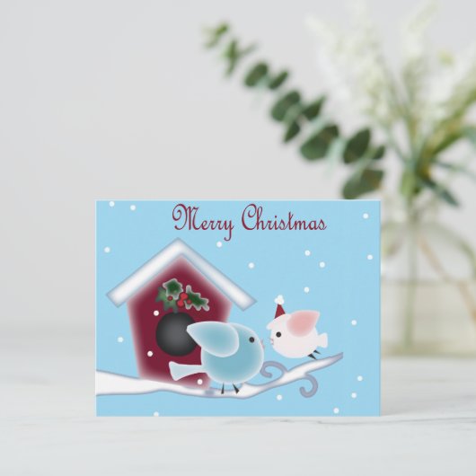 ラブバード 私たちの初めてのクリスマス シーズンポストカード (スタンド正面)