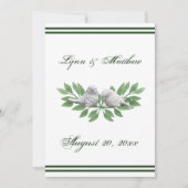 ラブバード – 結婚式招待状 招待状 (正面)