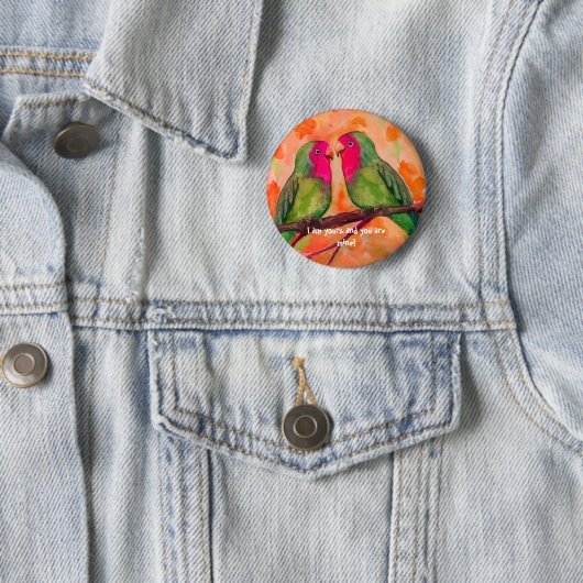 ラブバード 缶バッジ (インサイチュ)