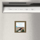 ラブバード 2"x2" アナウンスメント マグネット (インサイチュ (食洗機))