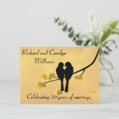 ラブバード 50周年 招待状 (スタンド正面)