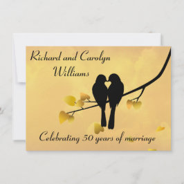 ラブバード 50周年 招待状