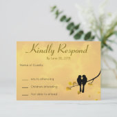 ラブバード 50周年 返信カード (スタンド正面)