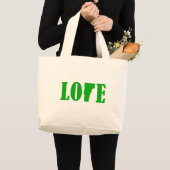 ラブバーモントトートバッグ ラージトートバッグ (正面(商品))