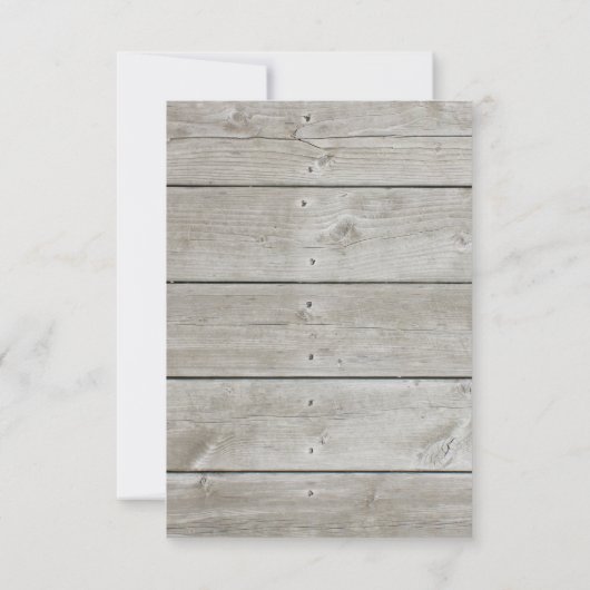 ラブバーンウェディングRSVP 出欠カード (裏面)