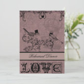 ラブバ結婚ーズリハーサルディナー招待状 招待状 (スタンド正面)