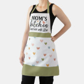 ラブパステルで味付けされたマムズキッチンハート エプロン (インサイチュ)