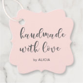 ラブパステルプロダクトラベルで手作り フェイバータグ (正面)